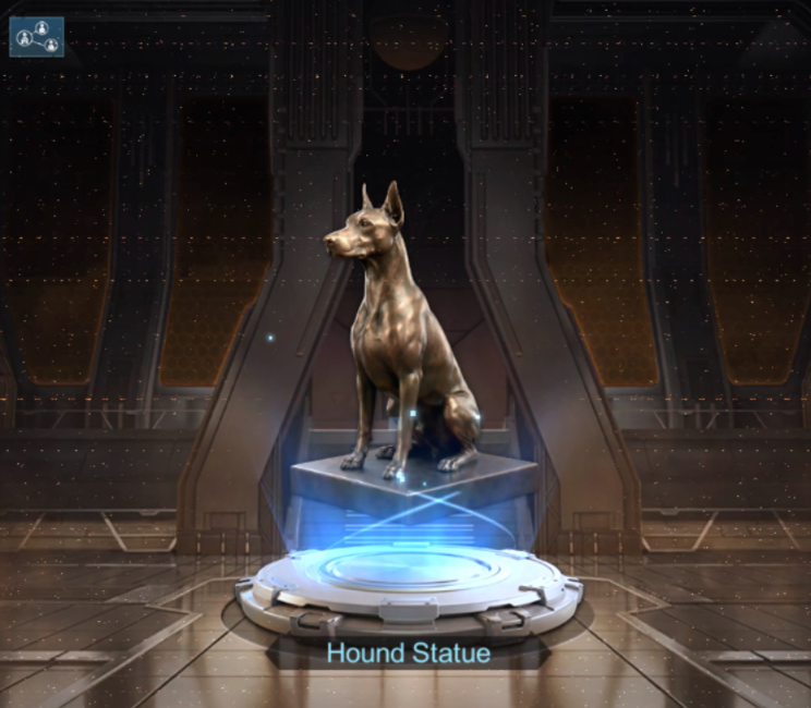 Hound Statue